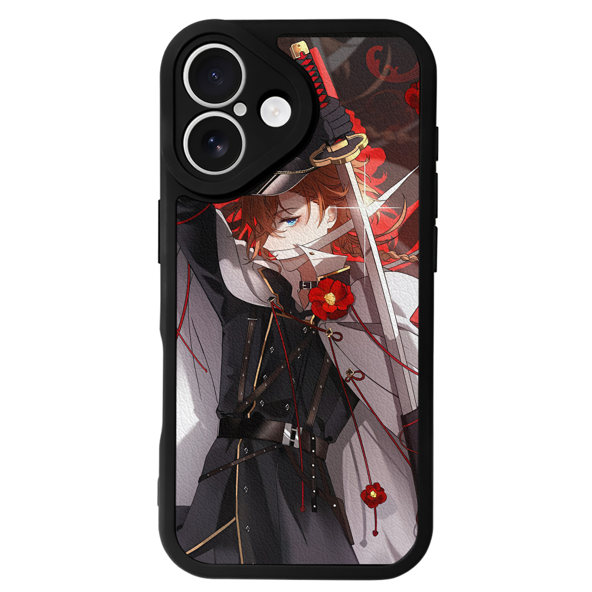 （画像用） 文豪ストレイドッグス Bungo Stray Dogs 【iPhone 16シリーズ対応】シリコンスマホケース（レザー調） 材質：シリコン